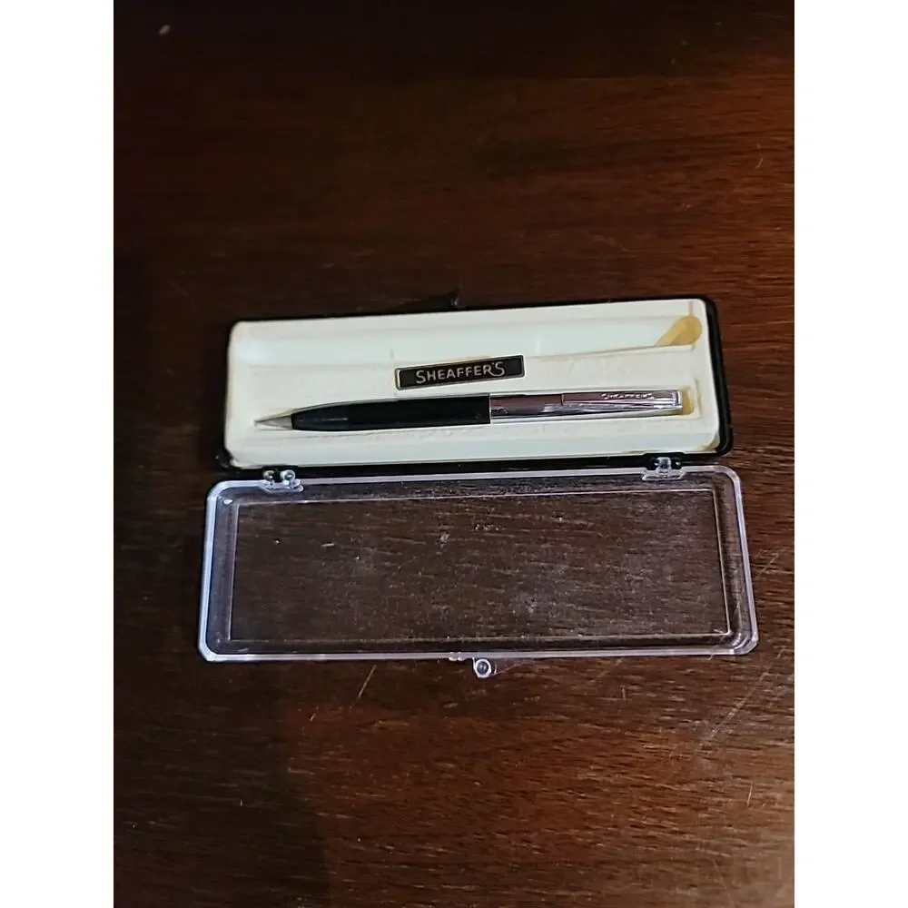 Sheaffer's Mechanical Pencil Vintage In Case Working With Lead Inside